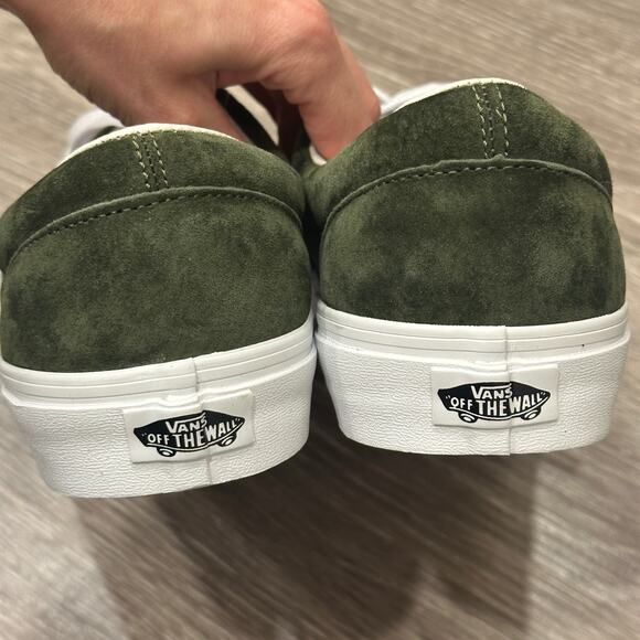 Vans Era Pig Suede Grape Leaf Green NWT Water-Repellent Skate Shoes M 9.5 / W 11 - Picture 6 of 8